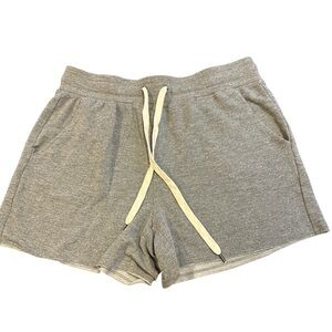 Women’s For The Republic Heather Gray Drawstring Shorts, Size S.